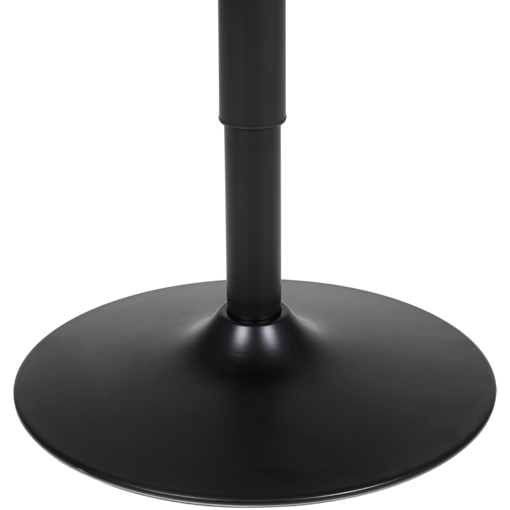 Living and Home 2 Seater Height Adjustable Round Bar Table Deep Brown Image 6
