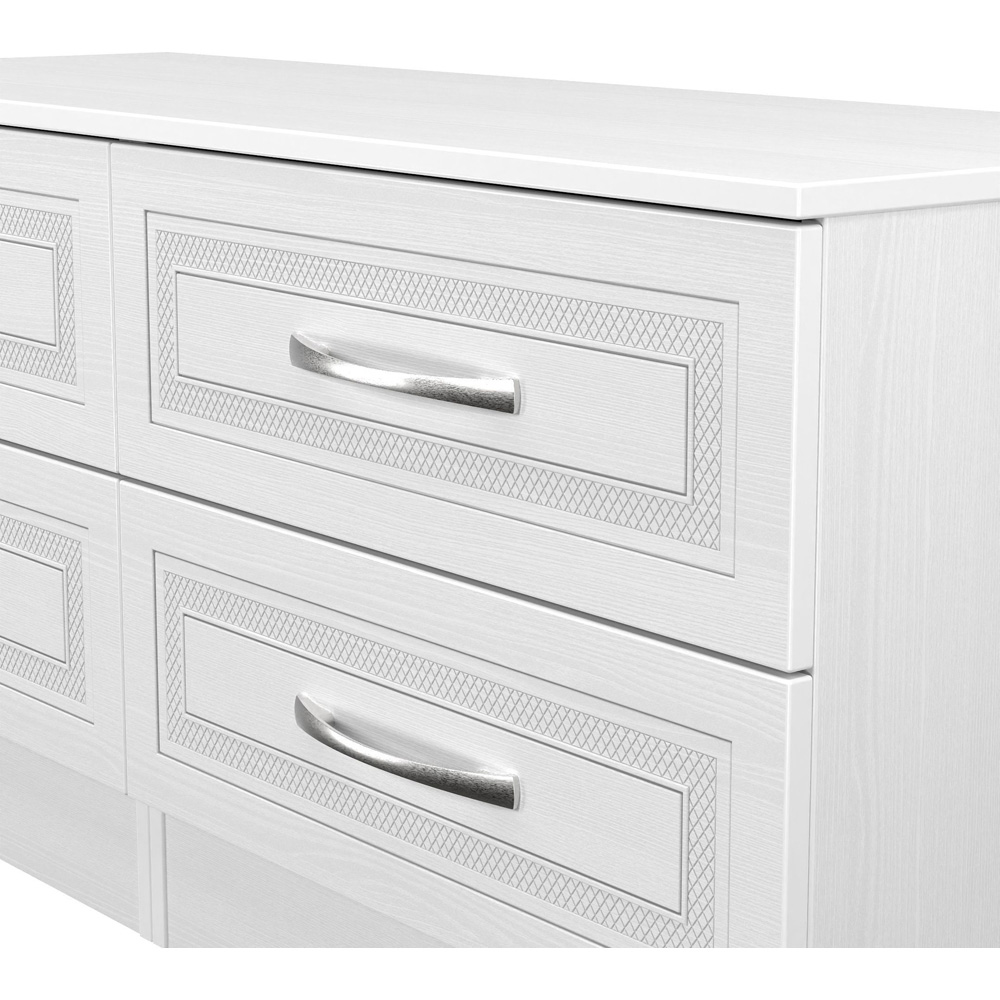 Crowndale Dorset 4 Drawer Signature White Bed Box Ready Assembled Image 5