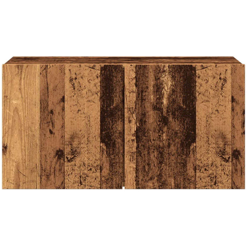 vidaXL 2 Door Old Wood Wall Mounted TV Cabinet Image 5
