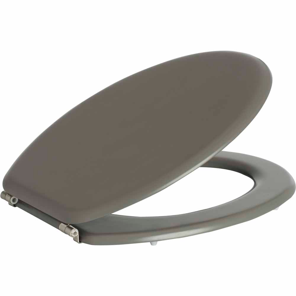 Wilko Matte Grey Toilet Seat Wilko