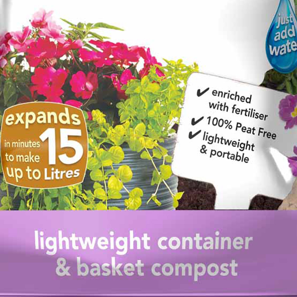 Wilko Lightweight Container and Basket Compost 15L Image 3