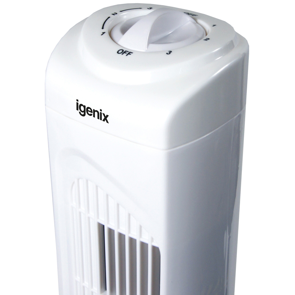 Igenix White Tower Fan 29 inch Image 7