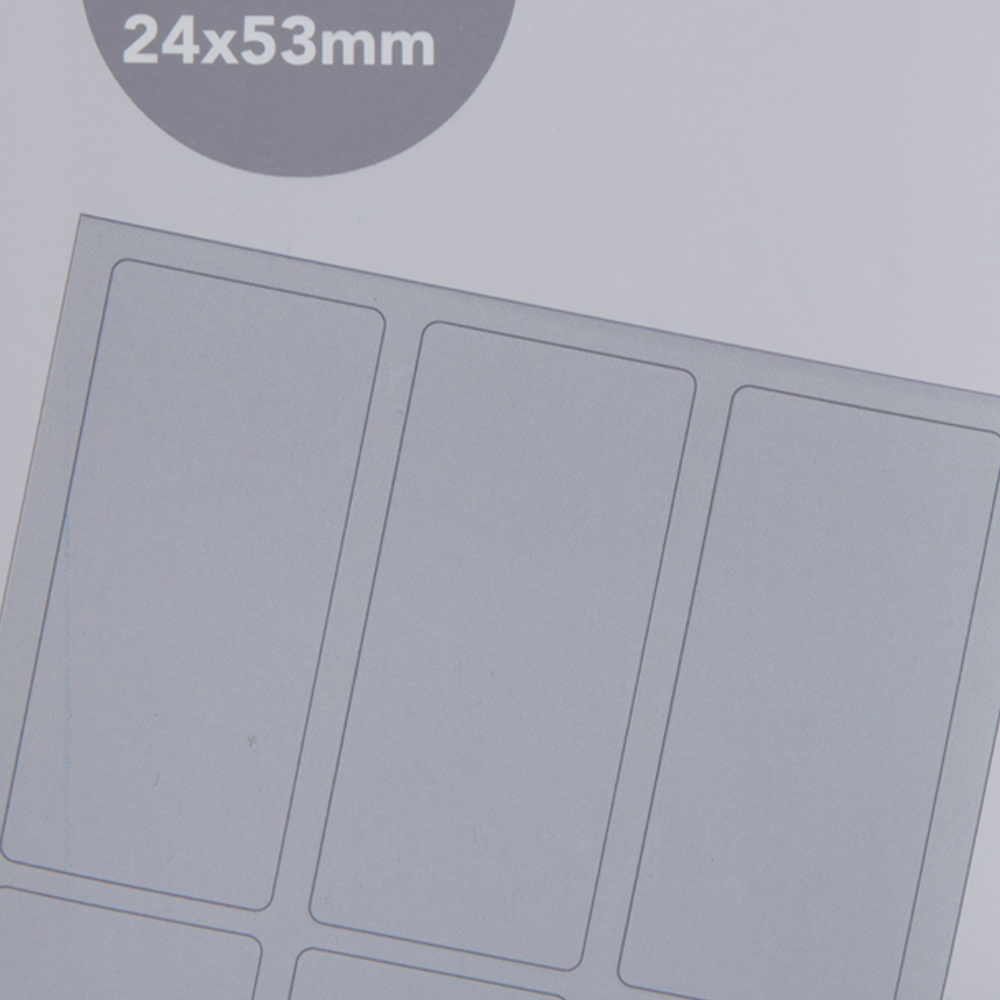 Wilko White Self Adhesive Labels 24 x 53mm x 78 Image 2