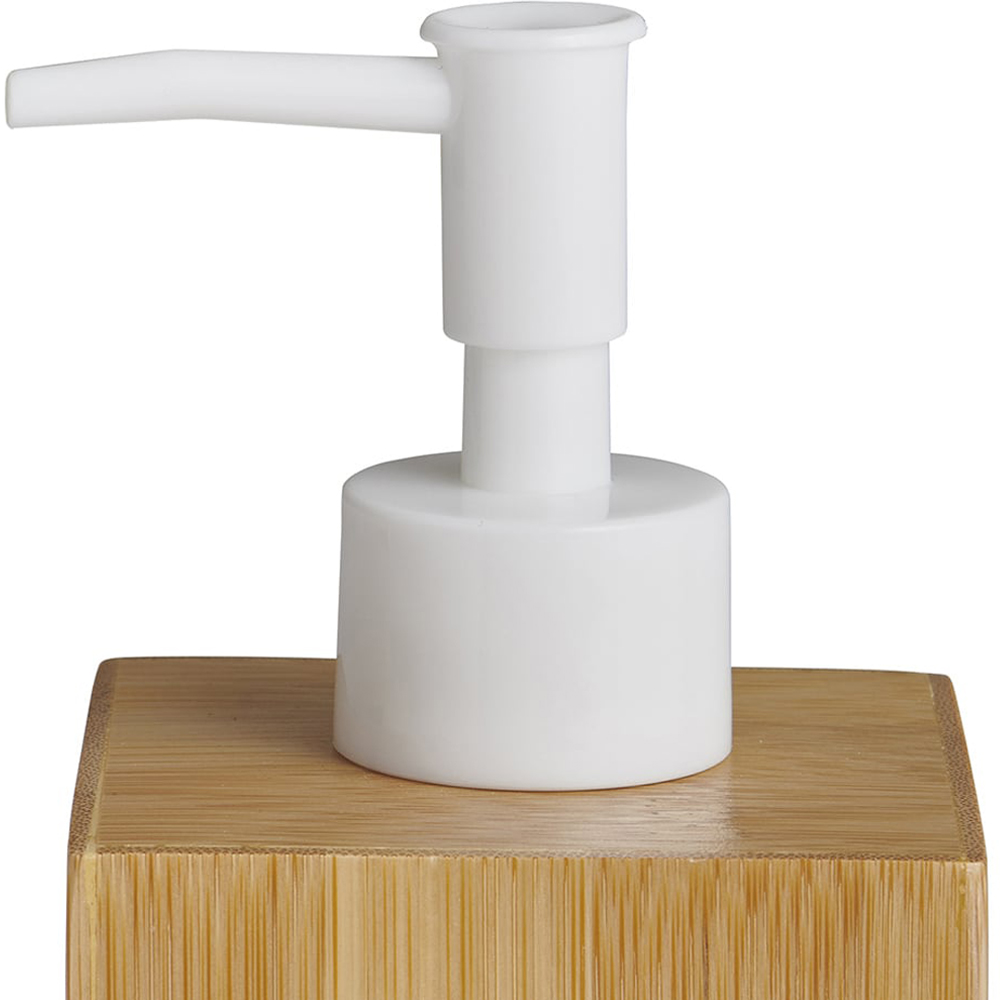 Wilko Bamboo Soap Dispenser Image 4