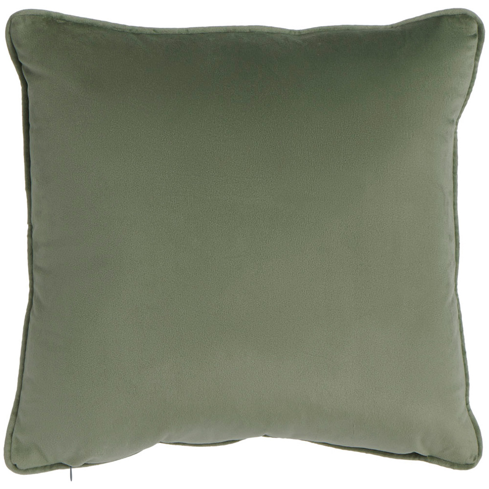 Wilko Green Foil Effect Cushion 43 x 43cm Image 2