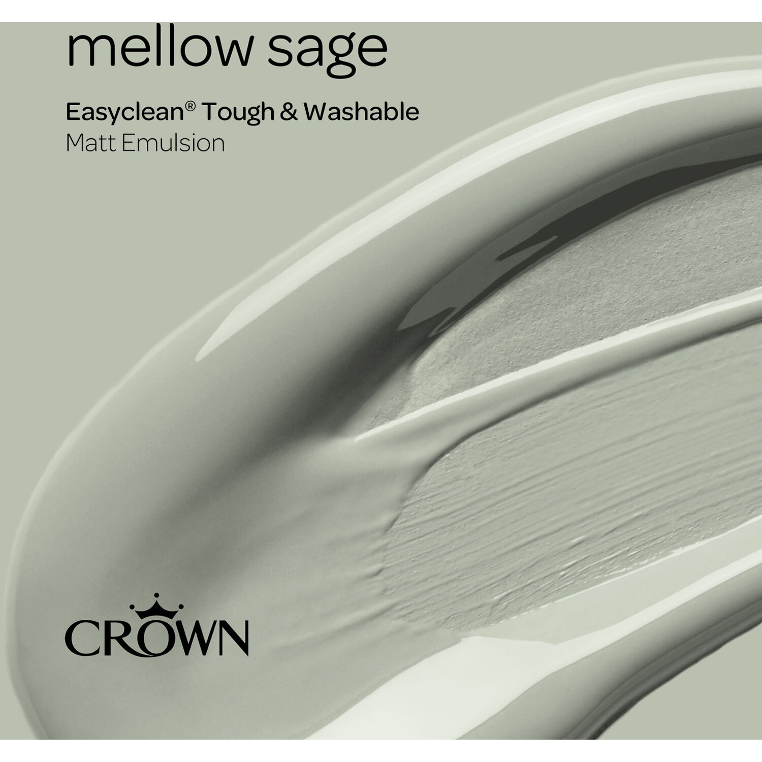 Crown Easyclean Mellow Sage Matt Emulsion Multisurface Paint 2.5L Image 9