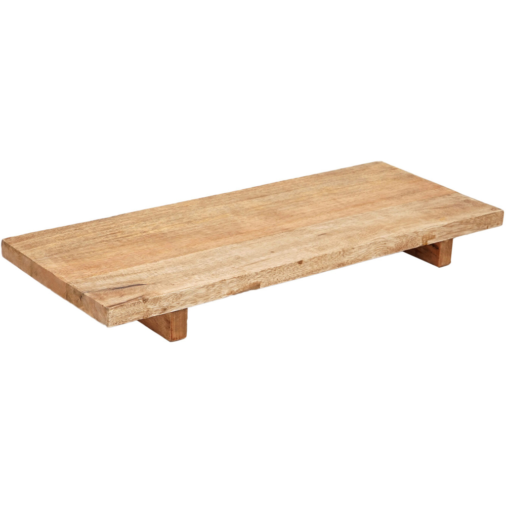 Brown Wooden Display Tray Image 1