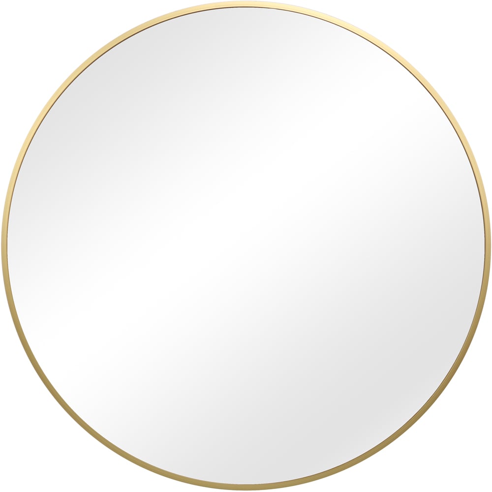 Pandora Gold Round Wall Mirror 60 x 60cm Image 1