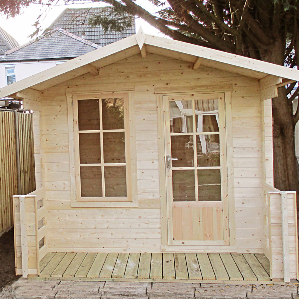 Shire Maulden 7 x 7ft Wooden Log Cabin Image 2