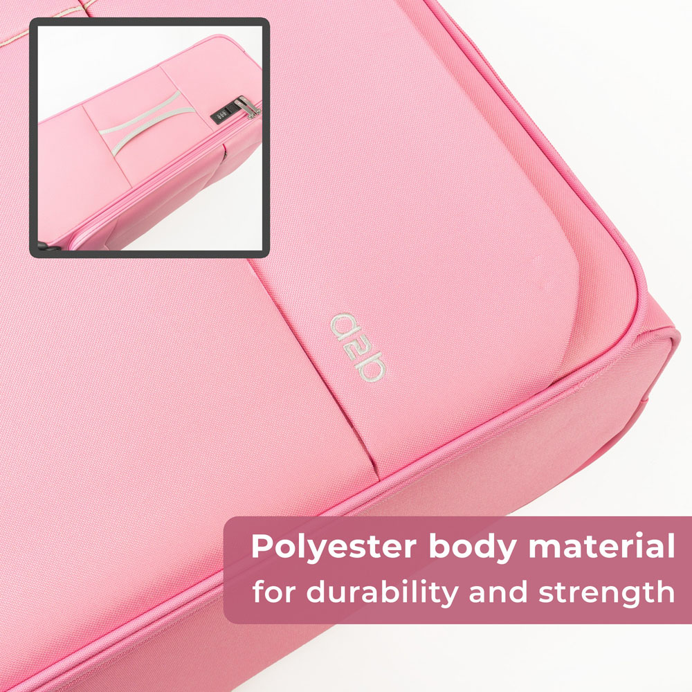 A2B Odyssey 27.5 inch Pink Lightweight Spinner Suitcase Image 7