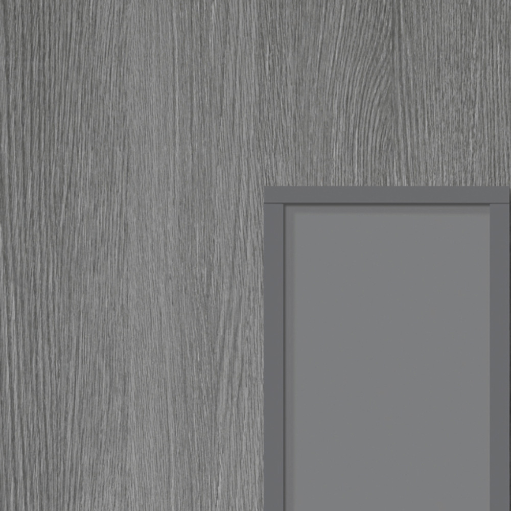 JB Kind Pintado Plain Flush Grey Glazed Internal Door 1981 x 686mm Image 3