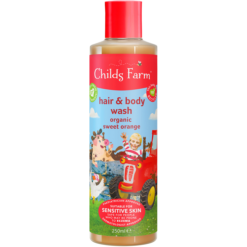 Childs Farm Hair and Body Wash Sweet Orange 250ml Image 1