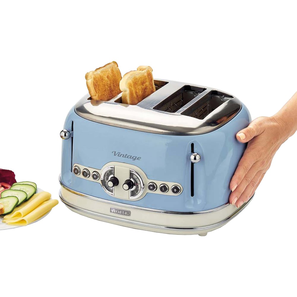 Ariete ARPK41 Blue Kettle and 4 Slice Toaster Set Image 6