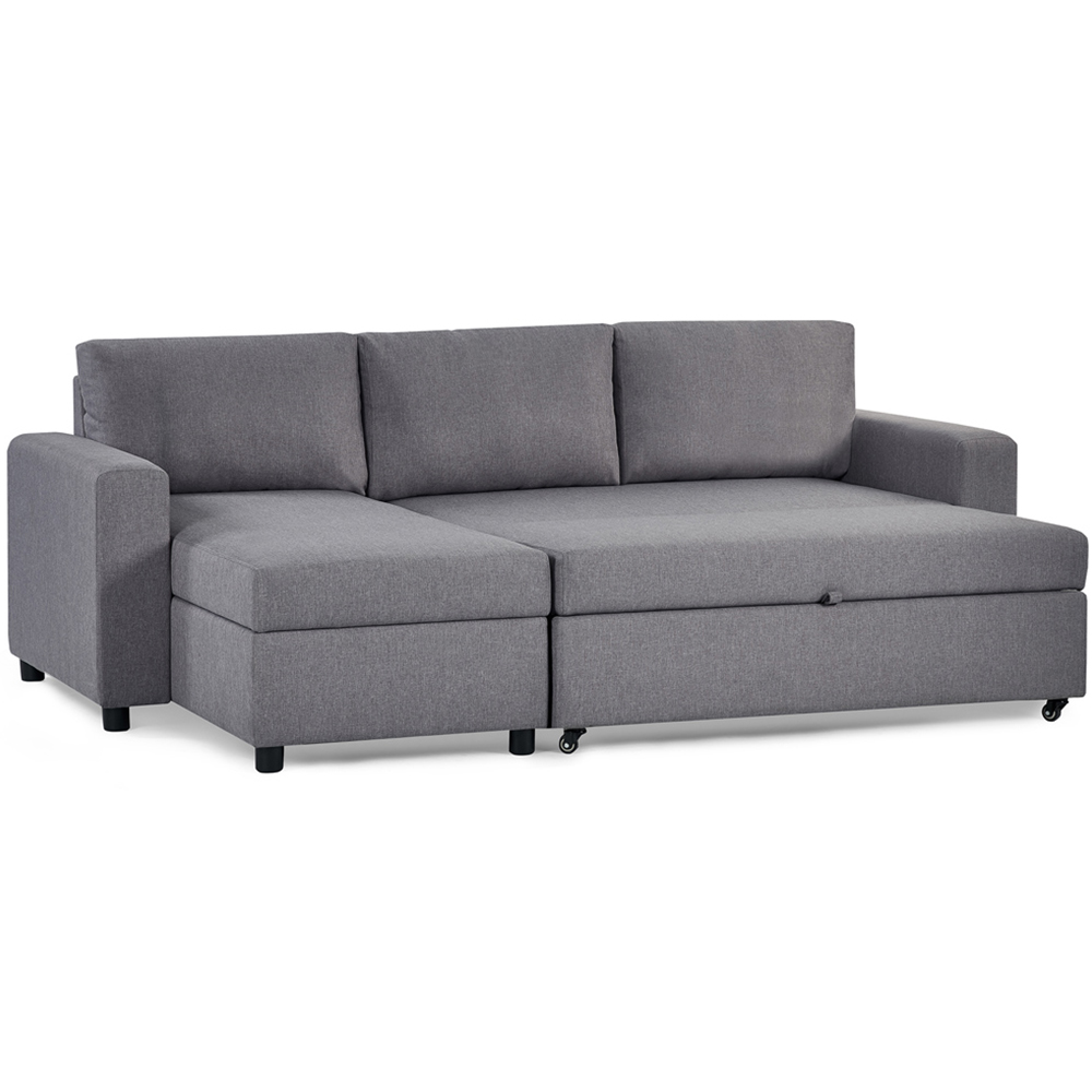 Julian Bowen Angel Double Sleeper Light Grey Sofa Bed Image 3
