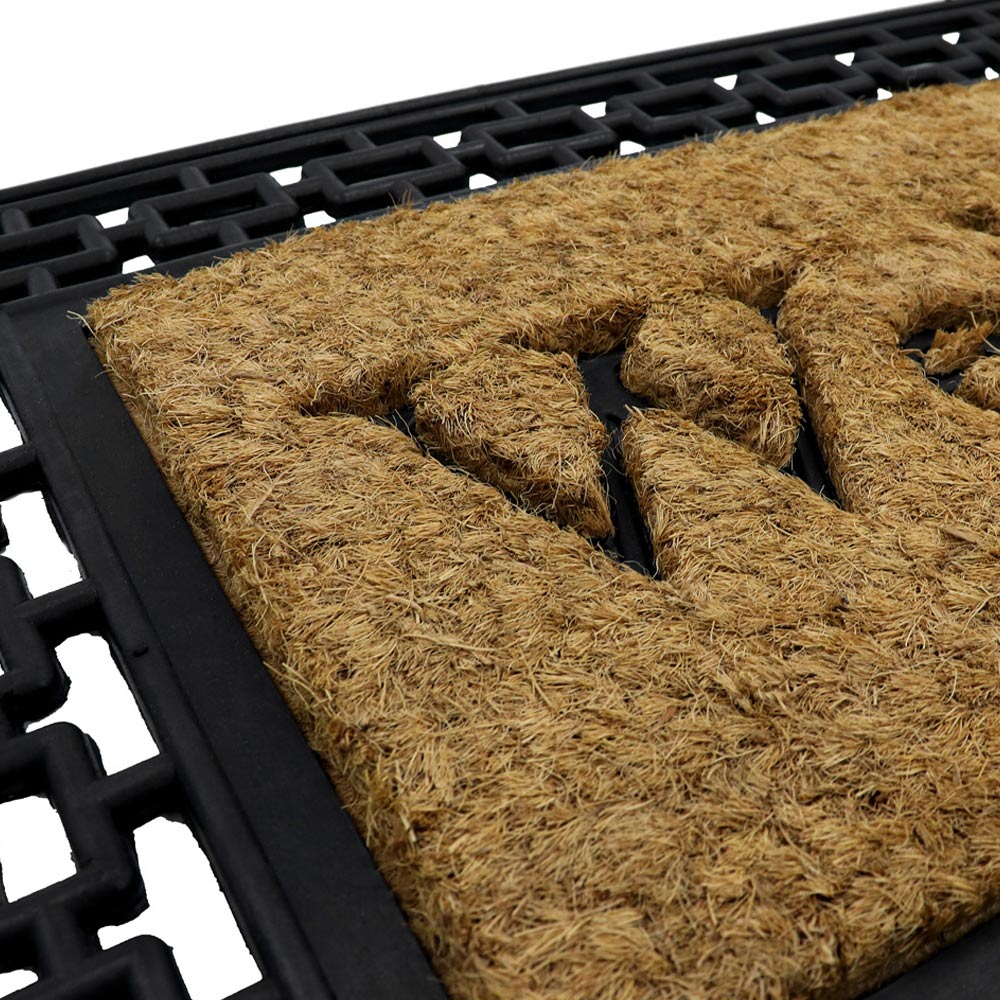 JVL Mila Rubber Tuffscrape Doormat 45 x 75cm Image 3