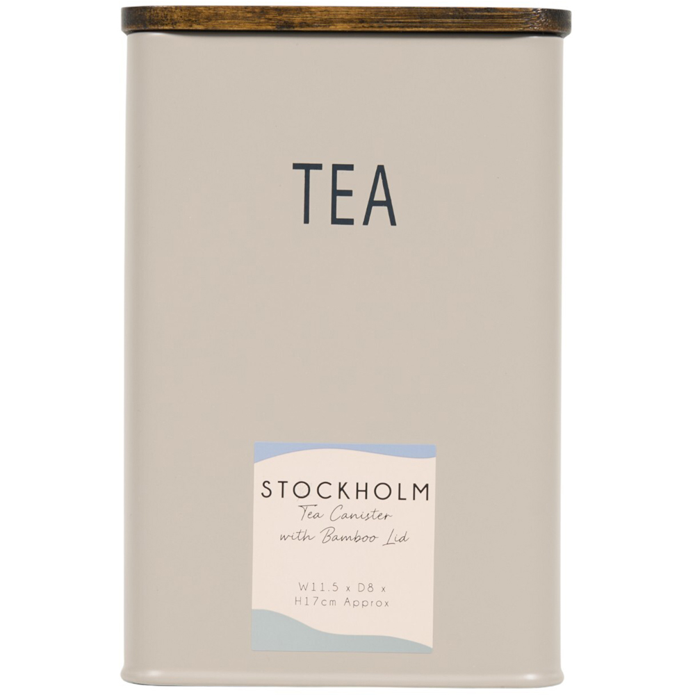 Stockholm Tea Canister with Bamboo Lid Image 2