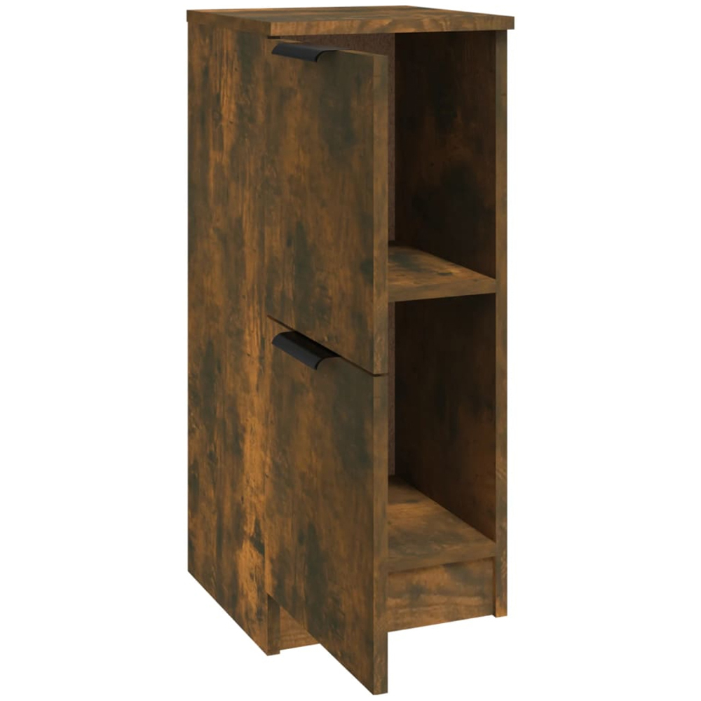 vidaXL 2 Door Smoked Oak Sideboard Image 6