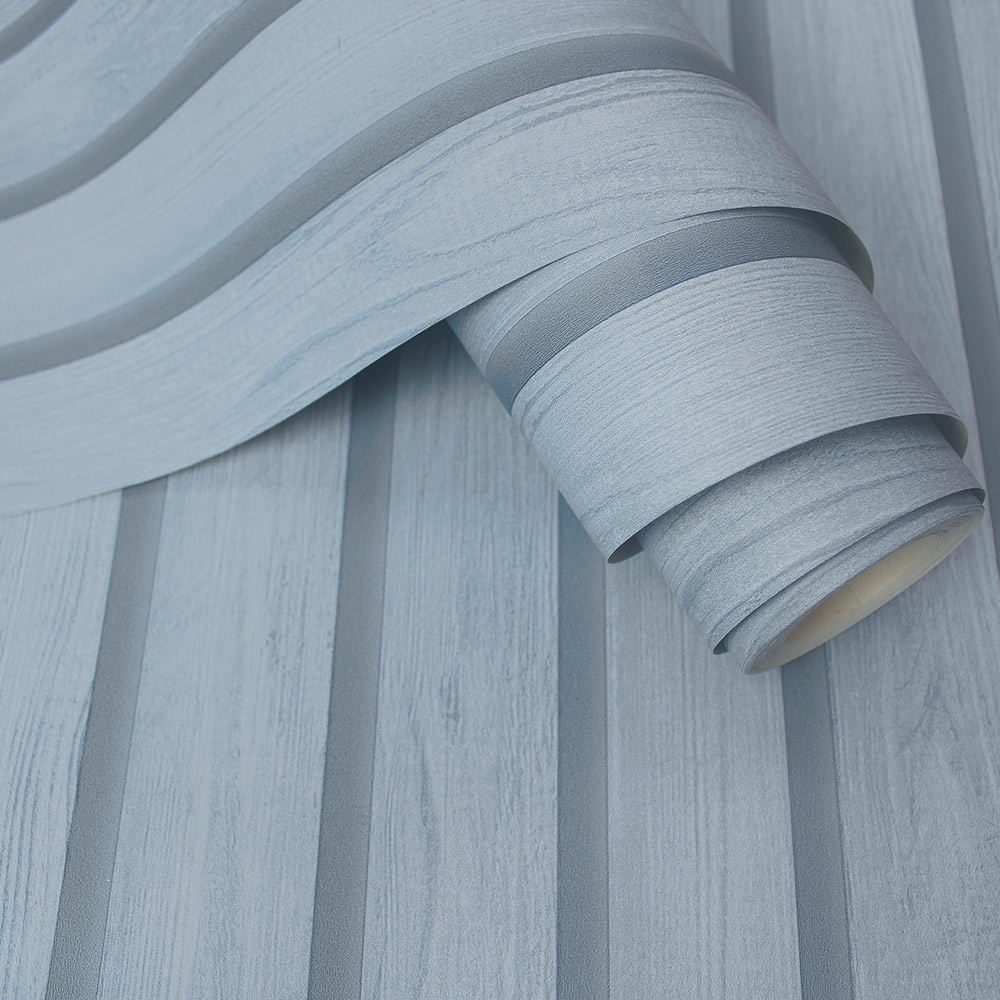 Holden Decor Wood Slat Blue Wallpaper Image 2