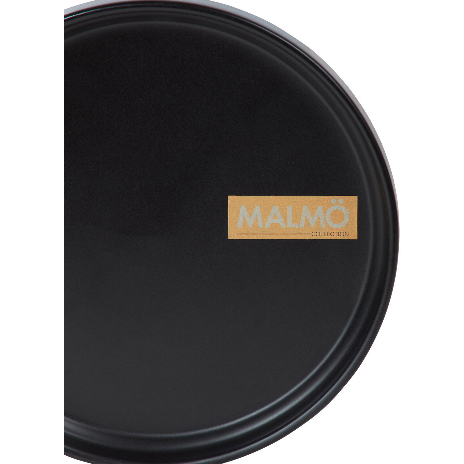 Malmo Stacking Side Plate - Black Image 5