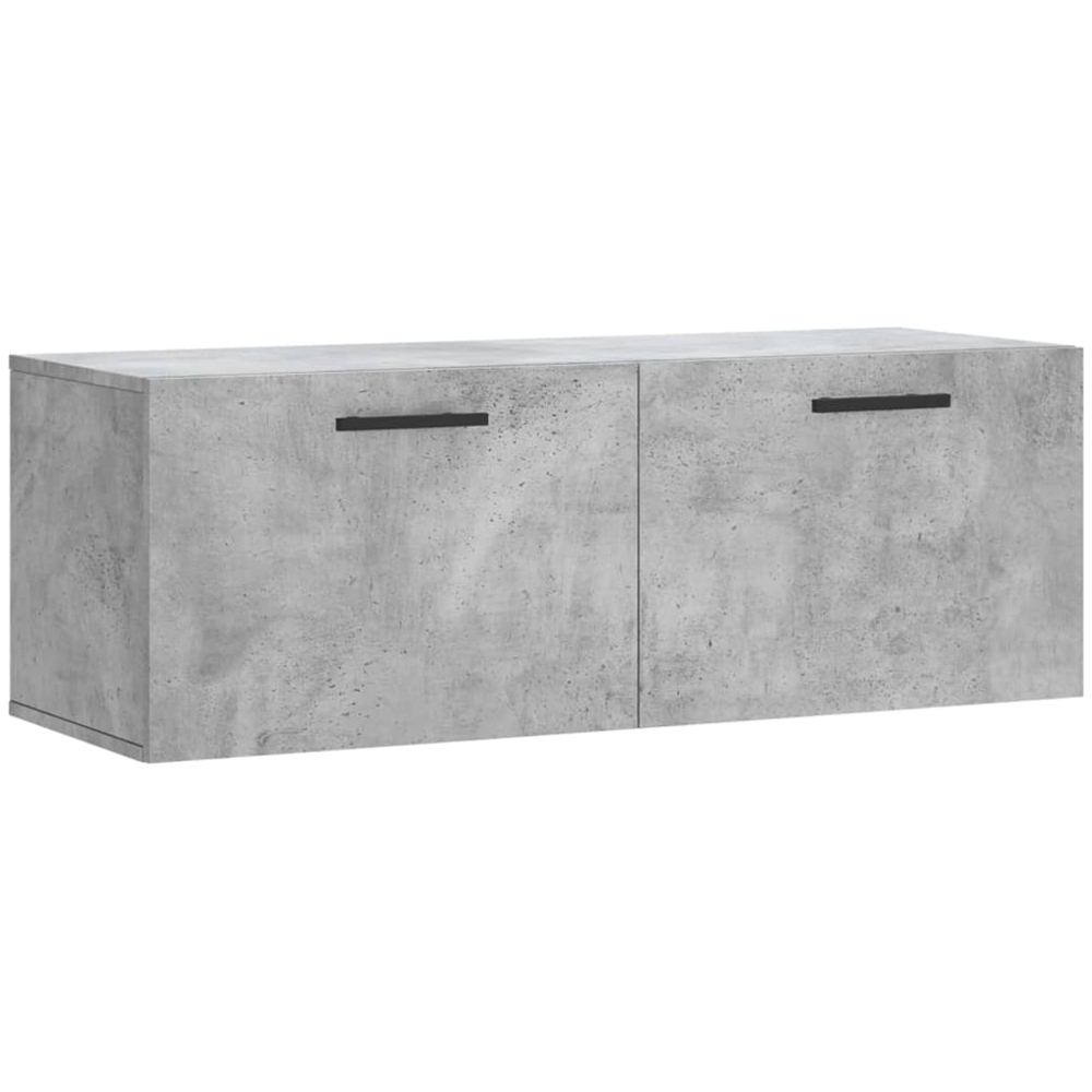 vidaXL Single Door Concrete Grey Wall Mounted Cabinet Image 2