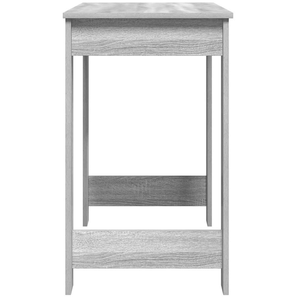 vidaXL Single Drawer Computer Desk Grey Sonoma Image 5