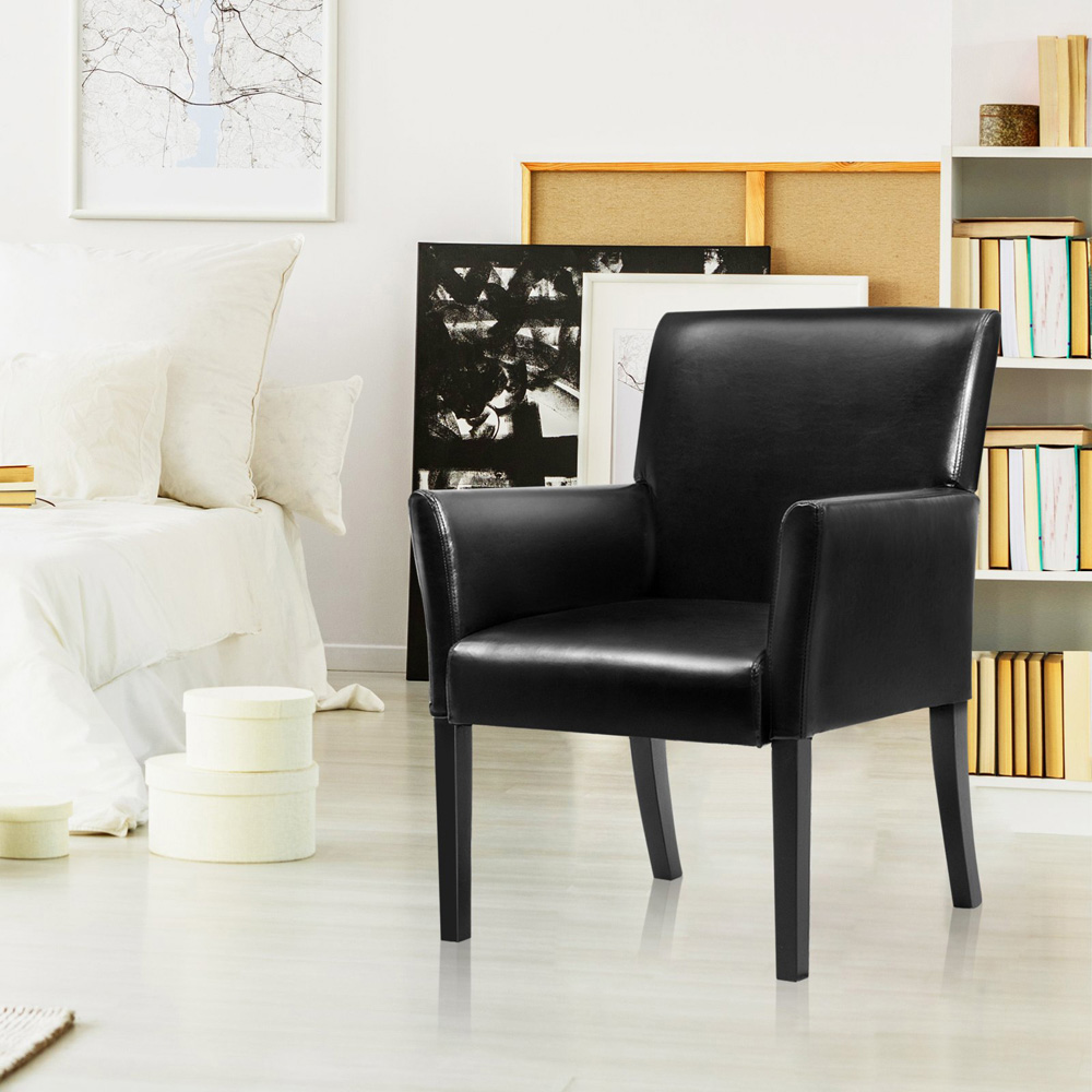 Costway Black Accent Chair Image 4