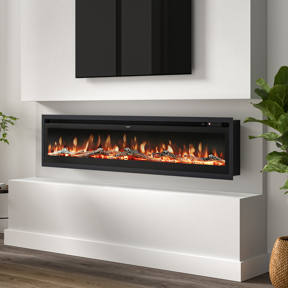 Living and Home 12 Flame Colours Electric Fireplace 70 Inch Image 6