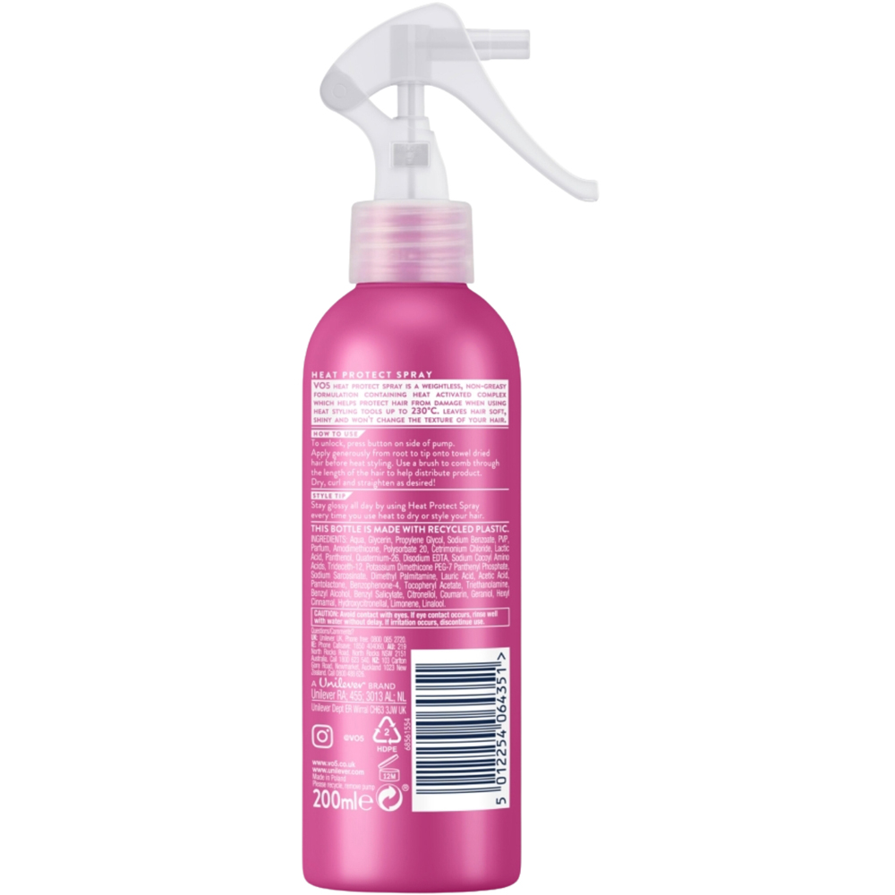 VO5 Thermal Defence Shield Heat Protect Spray Mist 200ml 6 Pack Image 3