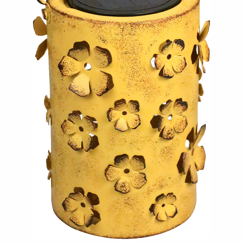 Luxform Global Yellow LED Garden Solar Daisy Flower Lantern Image 4