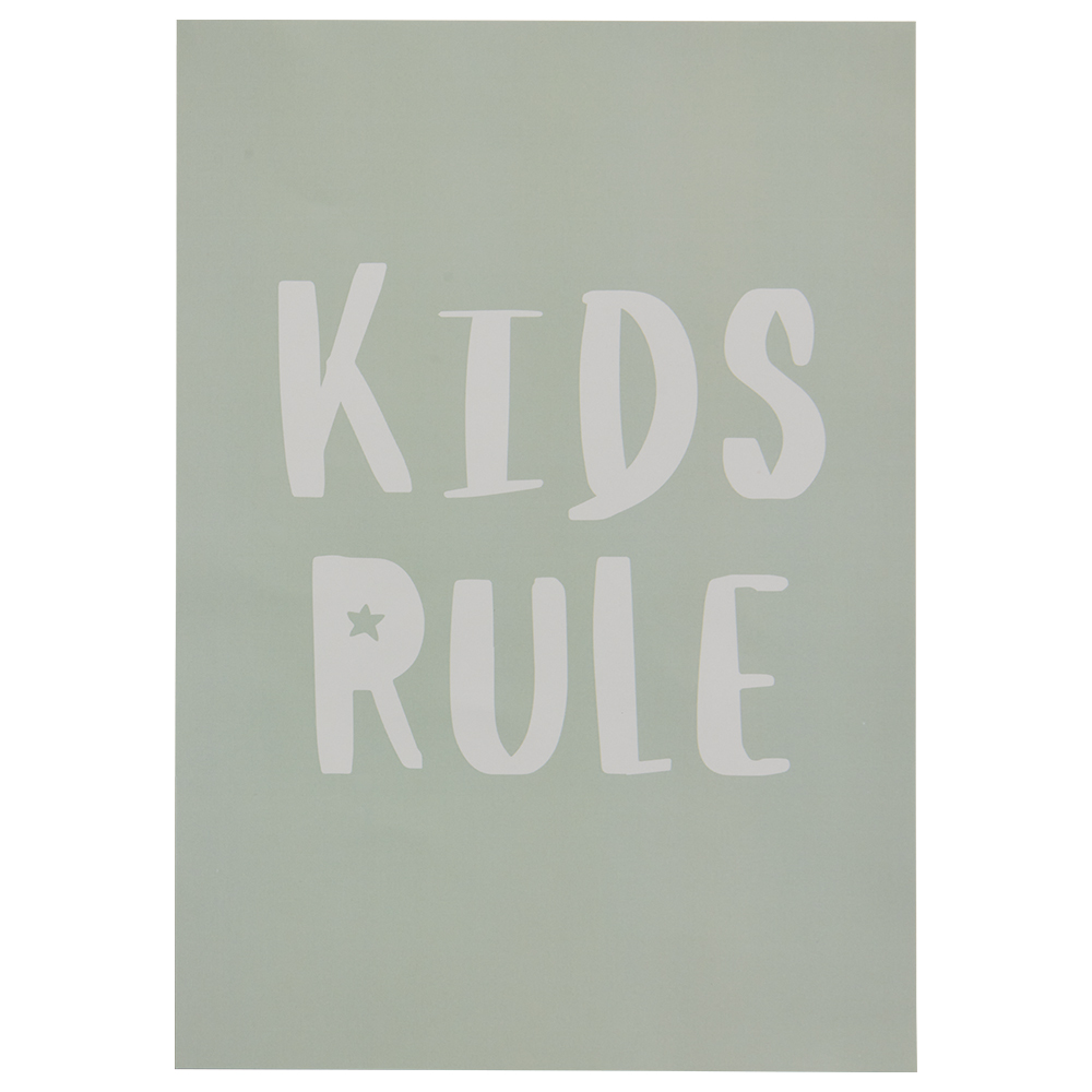 Wilko Kids Rule Prints 2 Prints Image 3