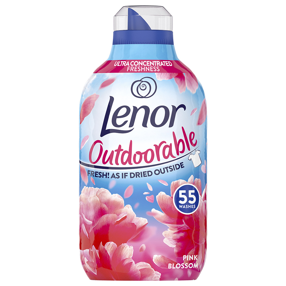 Lenor Pink Blossom Outdoorable Fabric Conditioner 55 Washes 770ml Image 2