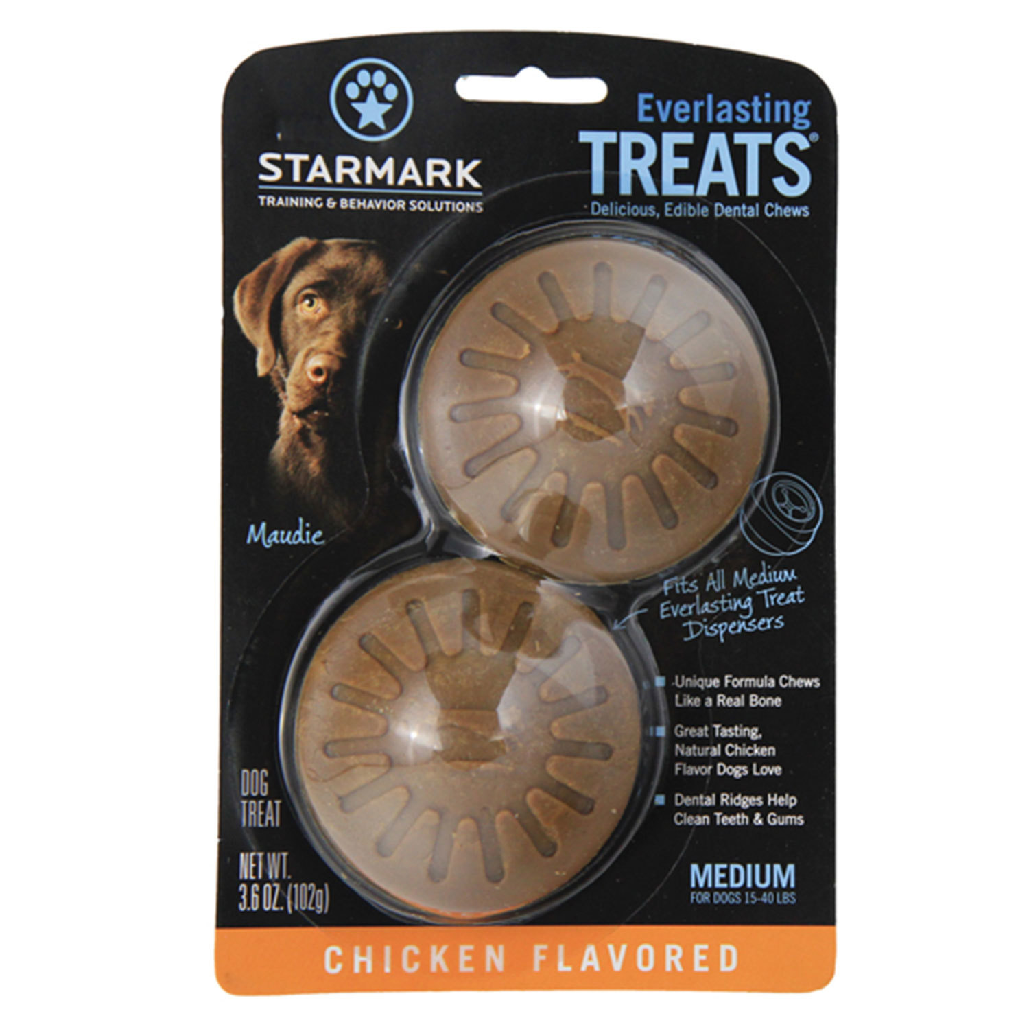 Starmark Everlasting Chicken Medium Dog Treat 99g Image