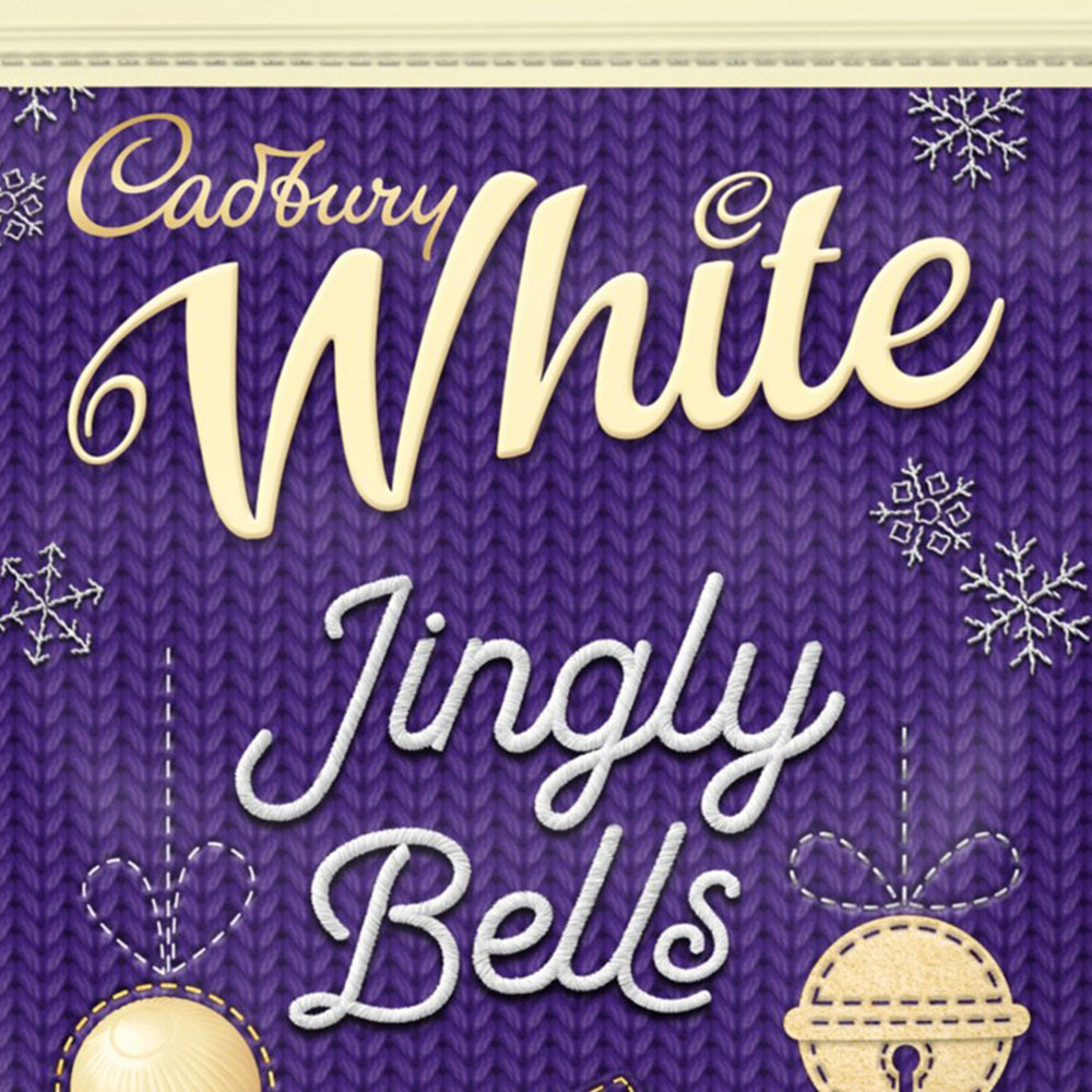 Cadbury White Chocolate Jingly Bells 72g Image 2