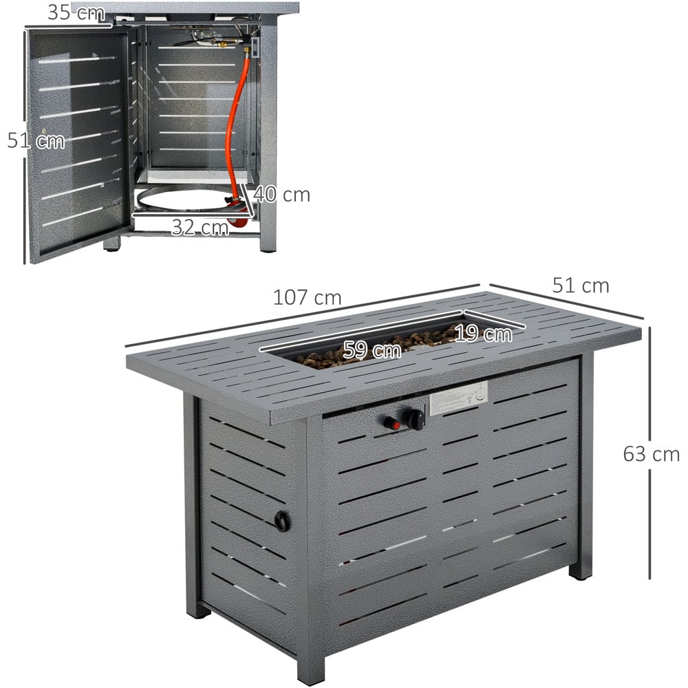 Gas Fire Pit Table Image 7