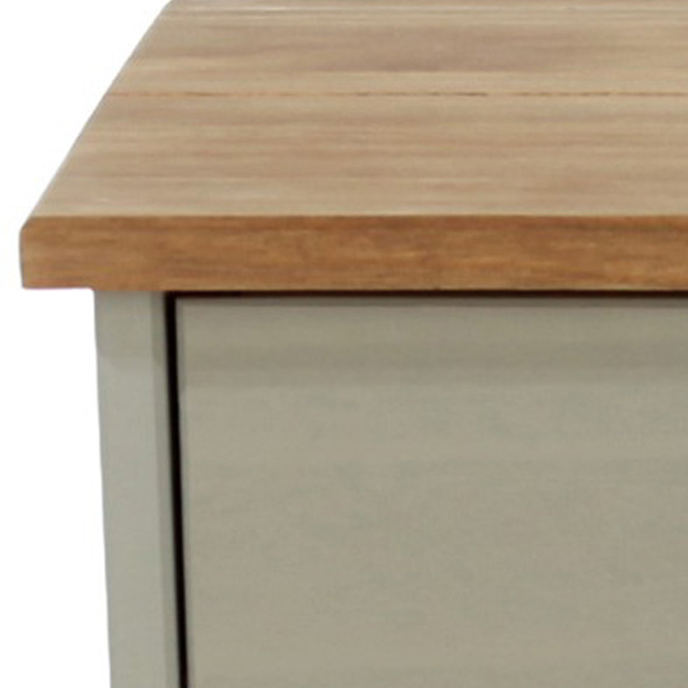 Core Products Corona Classic 6 Drawer Grey Pine Wood Wide Chest of Drawers Image 6