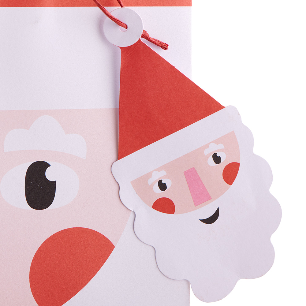 Wilko Festive Joy Medium Santa Gift Bag Image 2