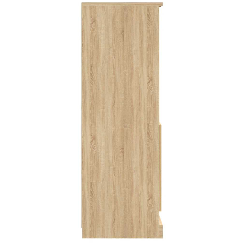 vidaXL 2 Door 2 Open Shelf Sonoma Oak Highboard Image 6