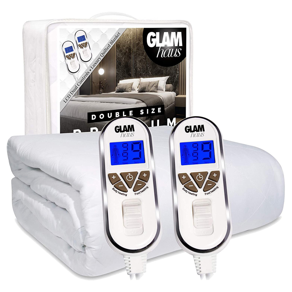 GlamHaus Double Fitted Electric Blanket Image 4