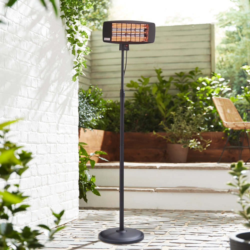 Swan Stand Patio Heater with Remote 2000W Image 2