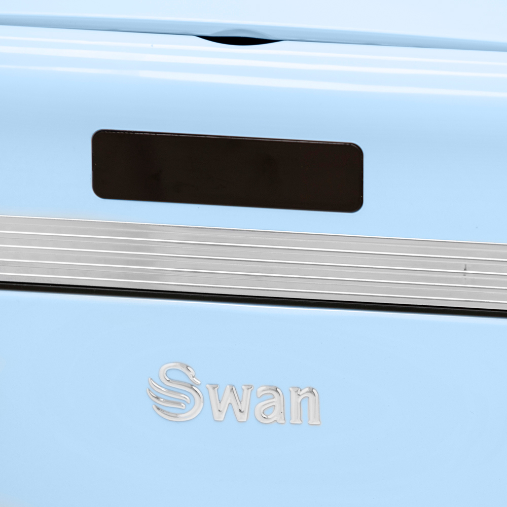 Swan Retro Square Blue Sensor Bin 45L Image 3