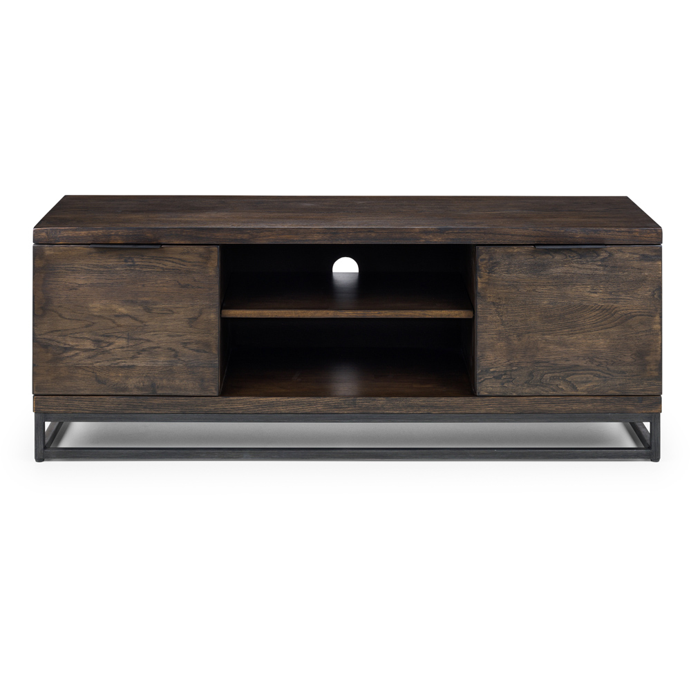 Julian Bowen Brooklyn Dark Oak TV Unit Image 3