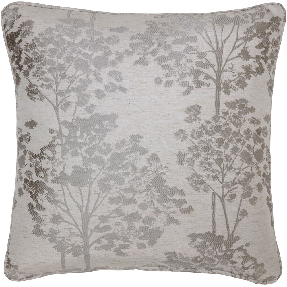 Juniper Jacquard Cushion Silver Image 1