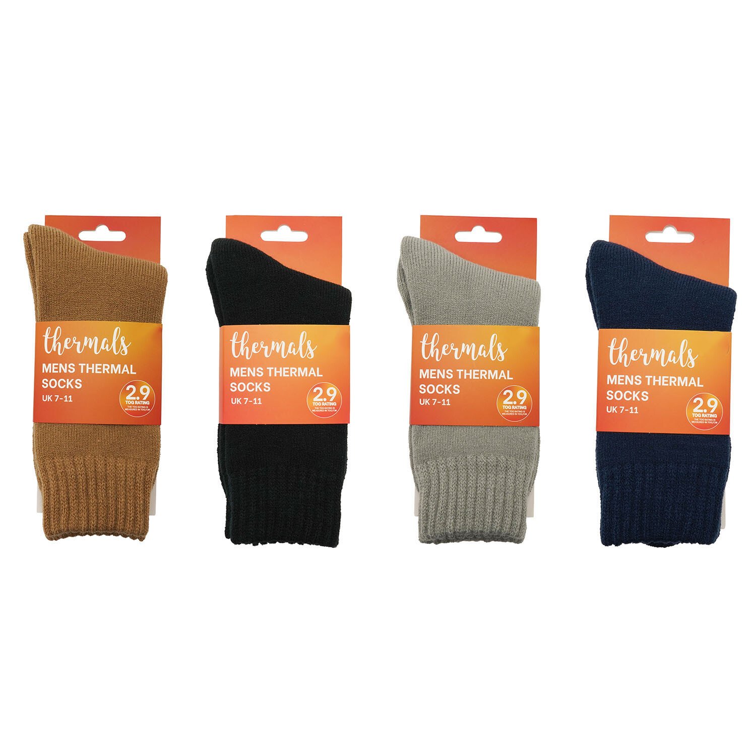 Mens Thermal Socks - Multicolour Image 1