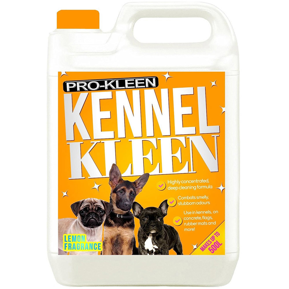 Pro-Kleen Lemon Fragrance Kennel Kleen Cleaner 5L Bubblegum Fragrance 5L 4 Pack Image 1