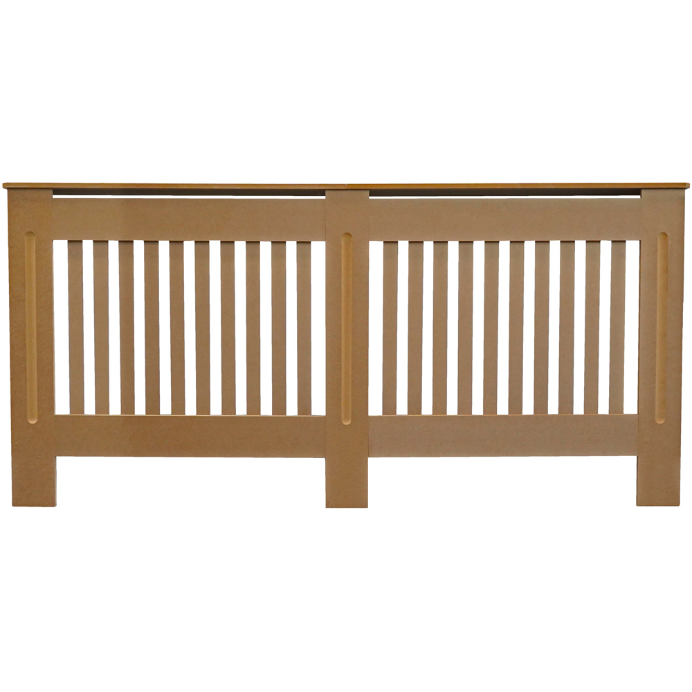 Jack Stonehouse Natural Unpainted Vertical Line Radiator Cover Extra Large Image 3