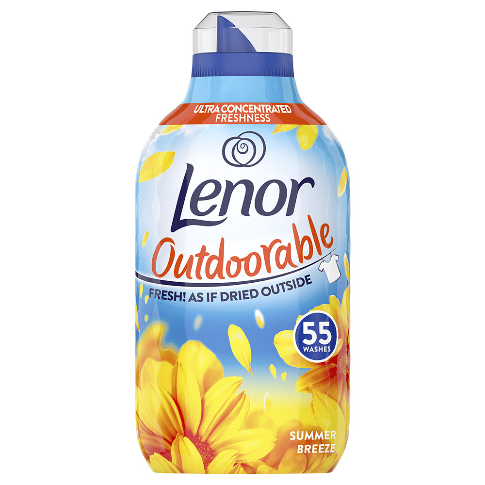 Lenor Outdoorable Summer Breeze Fabric Conditioner 55 Washes 770ml Image 1