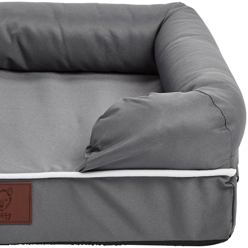 Bunty Small Grey Cosy Couch Pet Mattress Bed Image 3