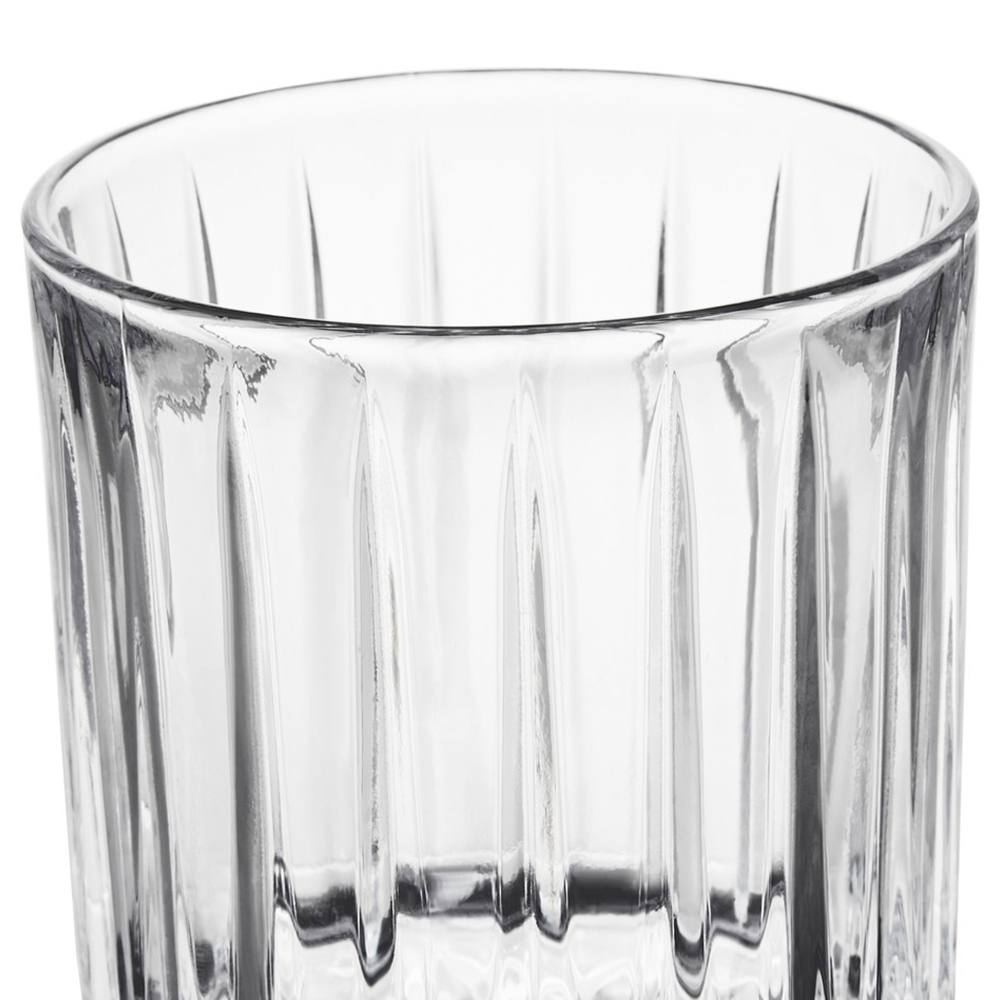 Premier Housewares Beaufort Crystal Large Tumblers 4 Pack Image 3