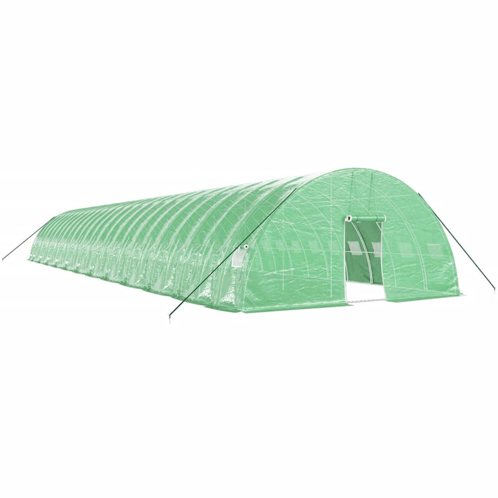 vidaXL White 19.7 x 78.7ft Greenhouse Image 1
