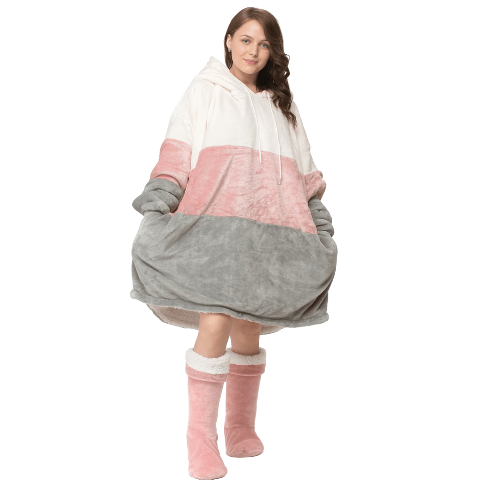 Velosso Hoodie Oversize Colourblock Image 1